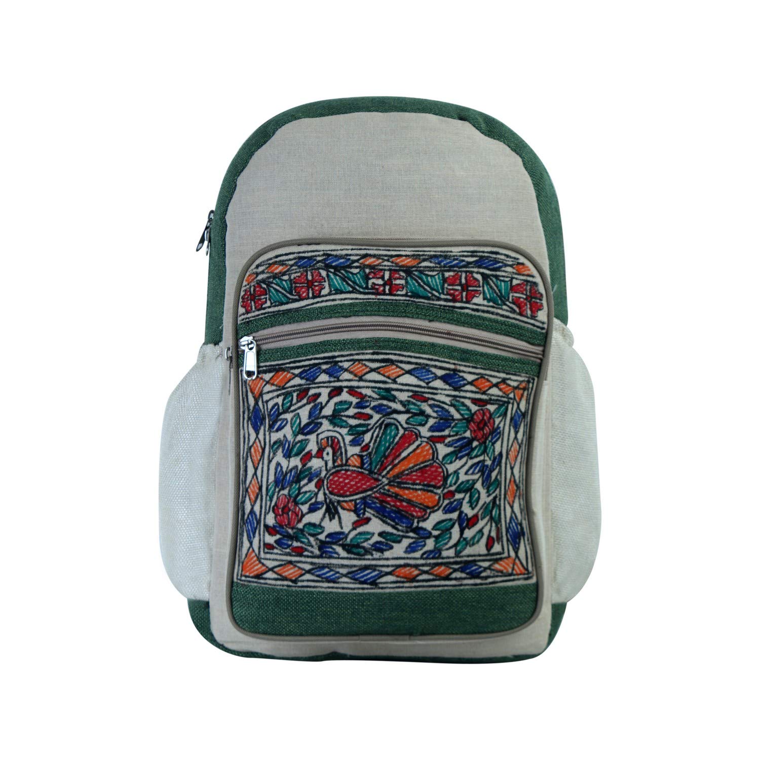 iMithila Madhubani Handpainted Organic Hemp Jute Cotton 32 litres Backpack / 15 inch Laptop Backpack/for Women and Children/College Backpack/Unisex Travel/Casual Backpack/Waterproof (B08R6BLPVZ) Amazon Price History, Amazon Price Tracker