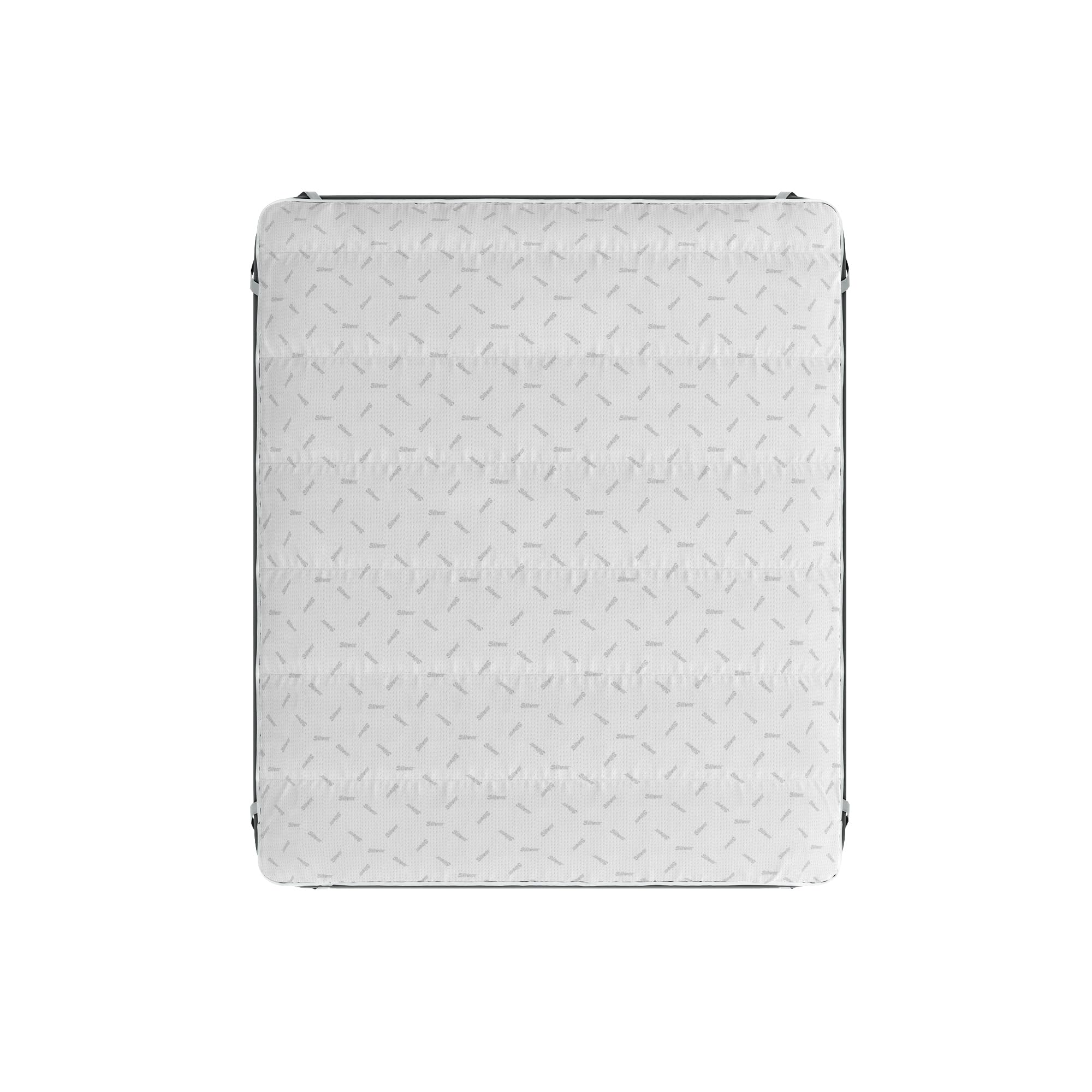 Italian Bed Linen Topper srebrny, wyściełany, pikowany, zmywalny