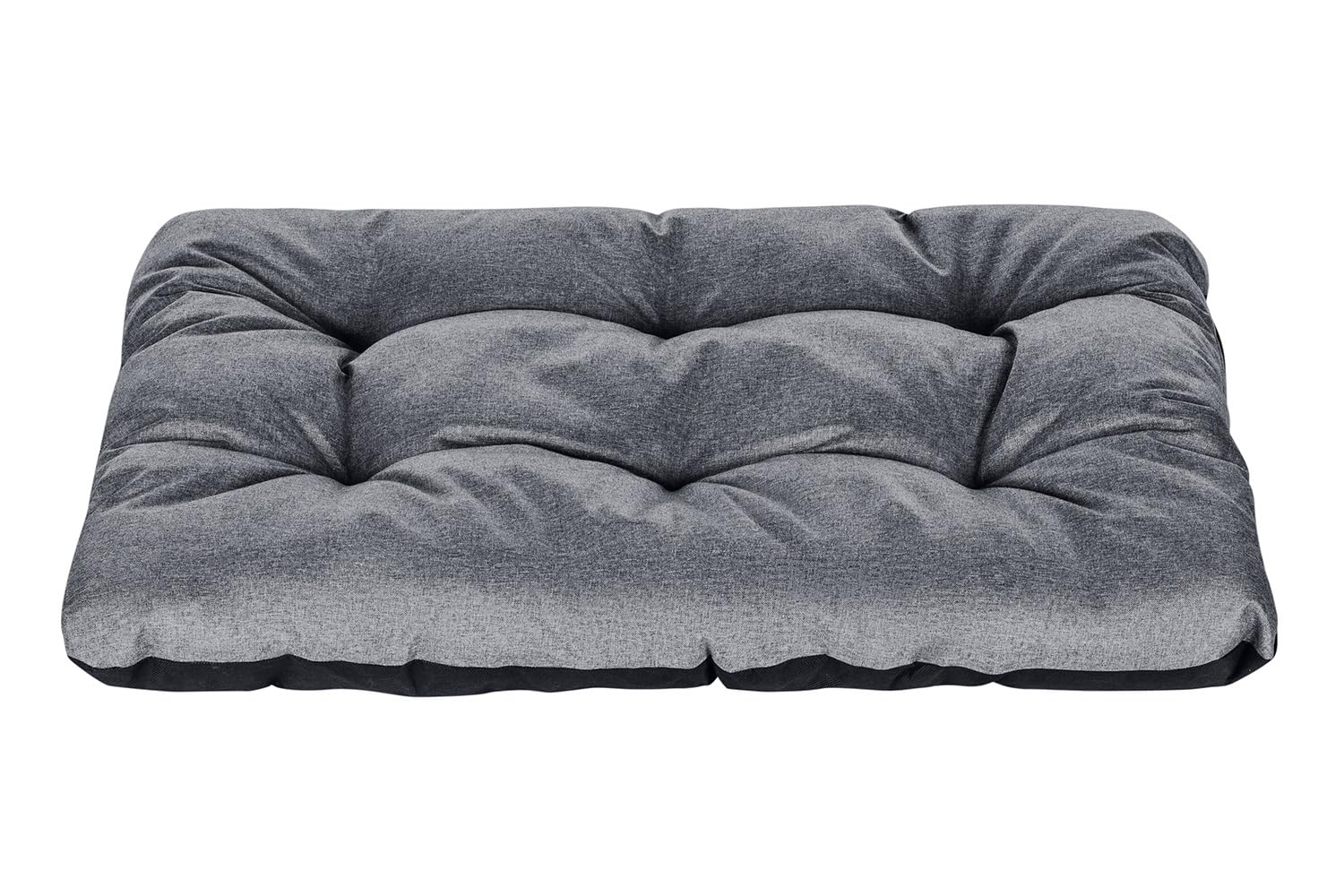 SuperKissen24. Cuccia per cani di taglia piccola, media e grande, impermeabile, lavabile, taglia XL, nero e grigio, lino