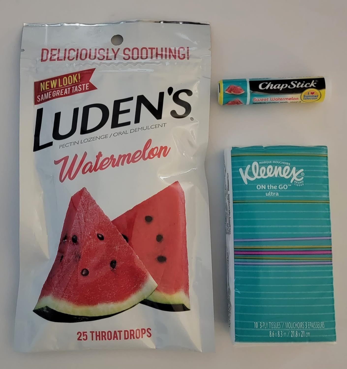 HELEFT9941 Luden's Watermelon Cough Throat Set/Cough Drops