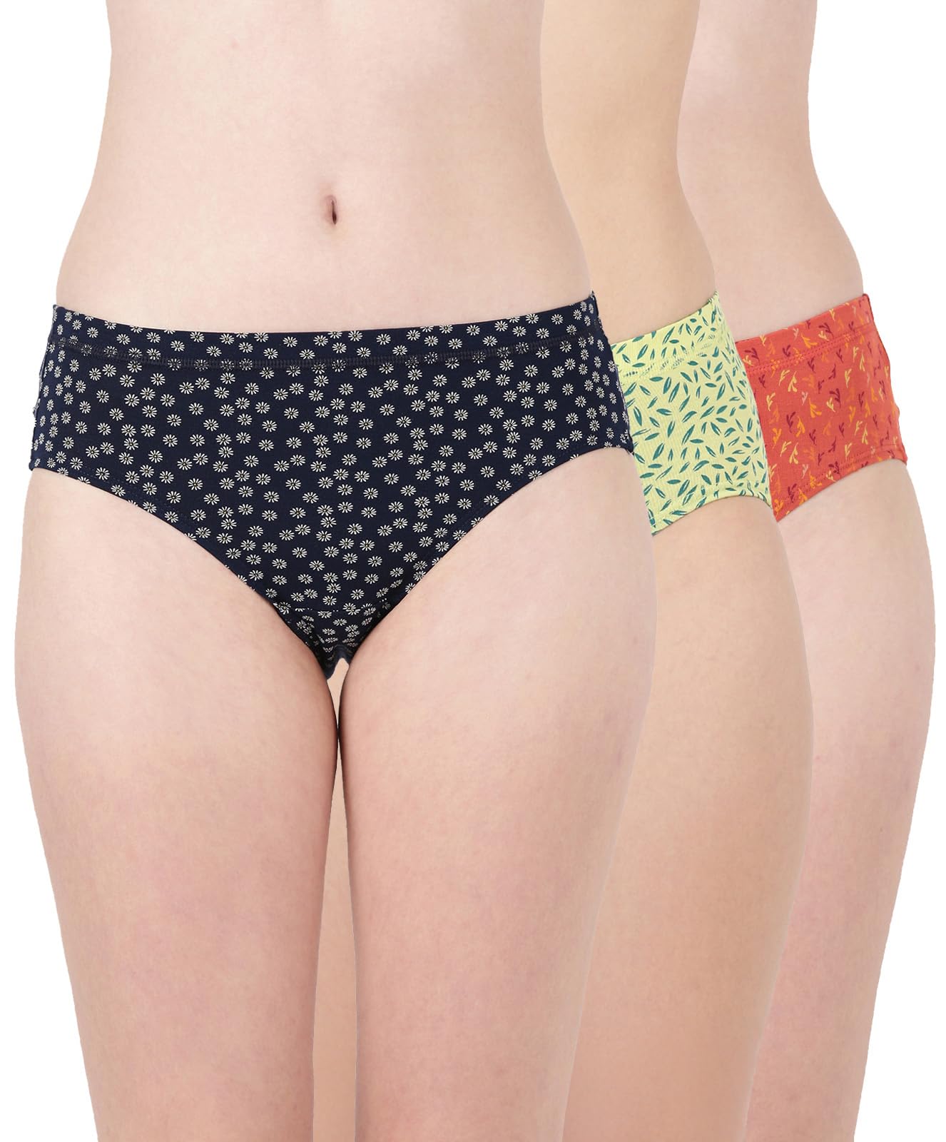 Dazzle Print Women's Printed Hipster Panty Ultra Soft Modal Fabric with Concealed Elastic Waistband_Pack of 3-image-21