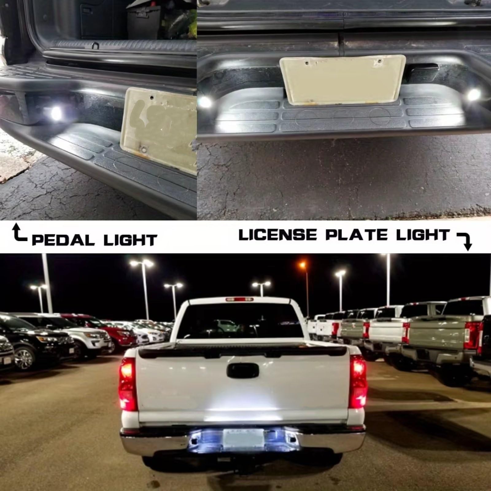 Gruppo Ottico Posteriore Per auto camion rimorchi moto barca 2 X 12 V-24 V 6 LED numero targa luce lampada fanale posteriore universale Fanale Posteriore