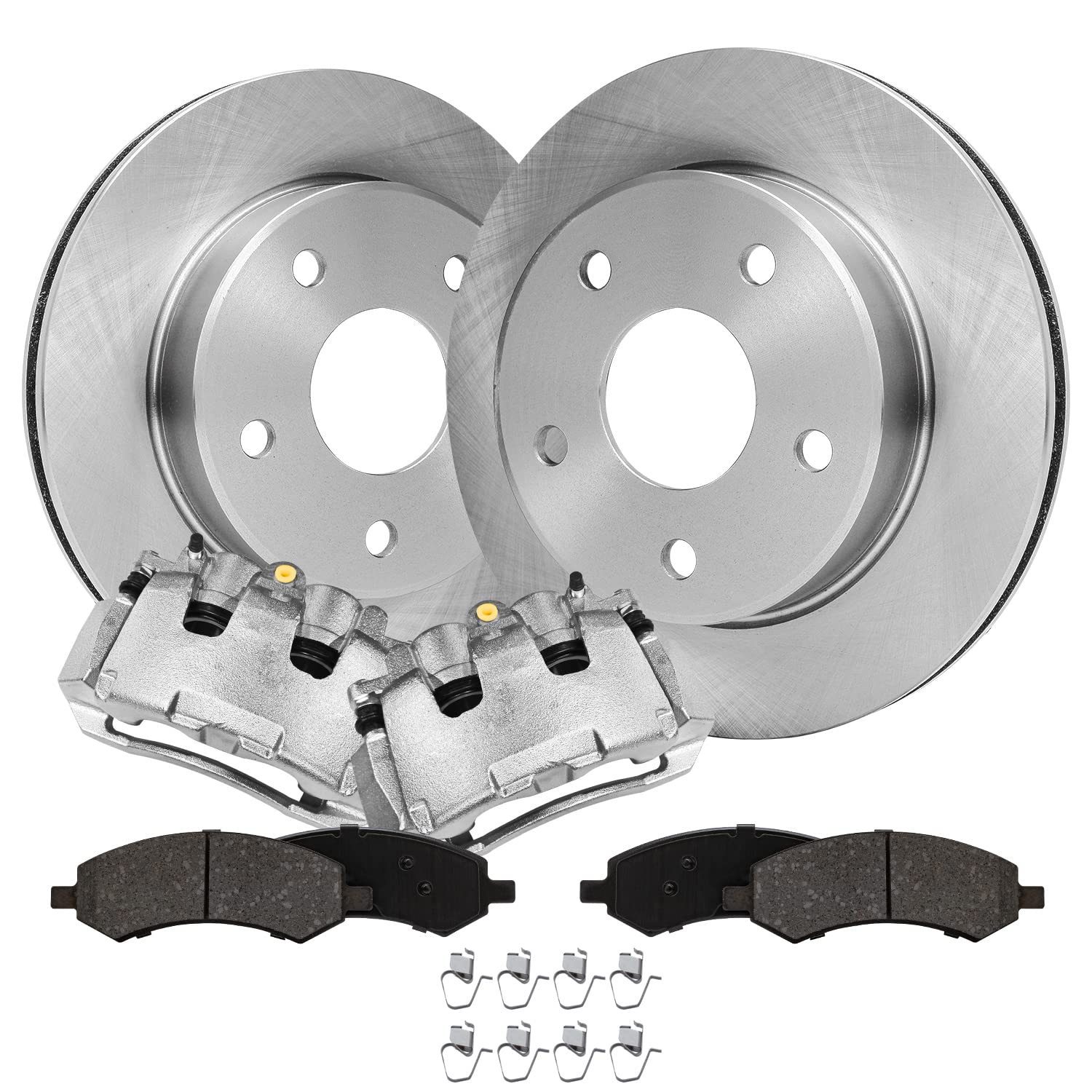 Detroit Axle - Front Brake Kit for 2005-2008 Dodge Dakota 2006-2009 Raider