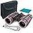 ESSENSON Binoculars for Kids Toys Gifts for Age 3-12 Years Old Boys Girls Kids Telescope Outdoor Toys for Sports and Outside Play Hiking, Bird Watching, Travel, Camping, Birthday Presents (Ice Rose)