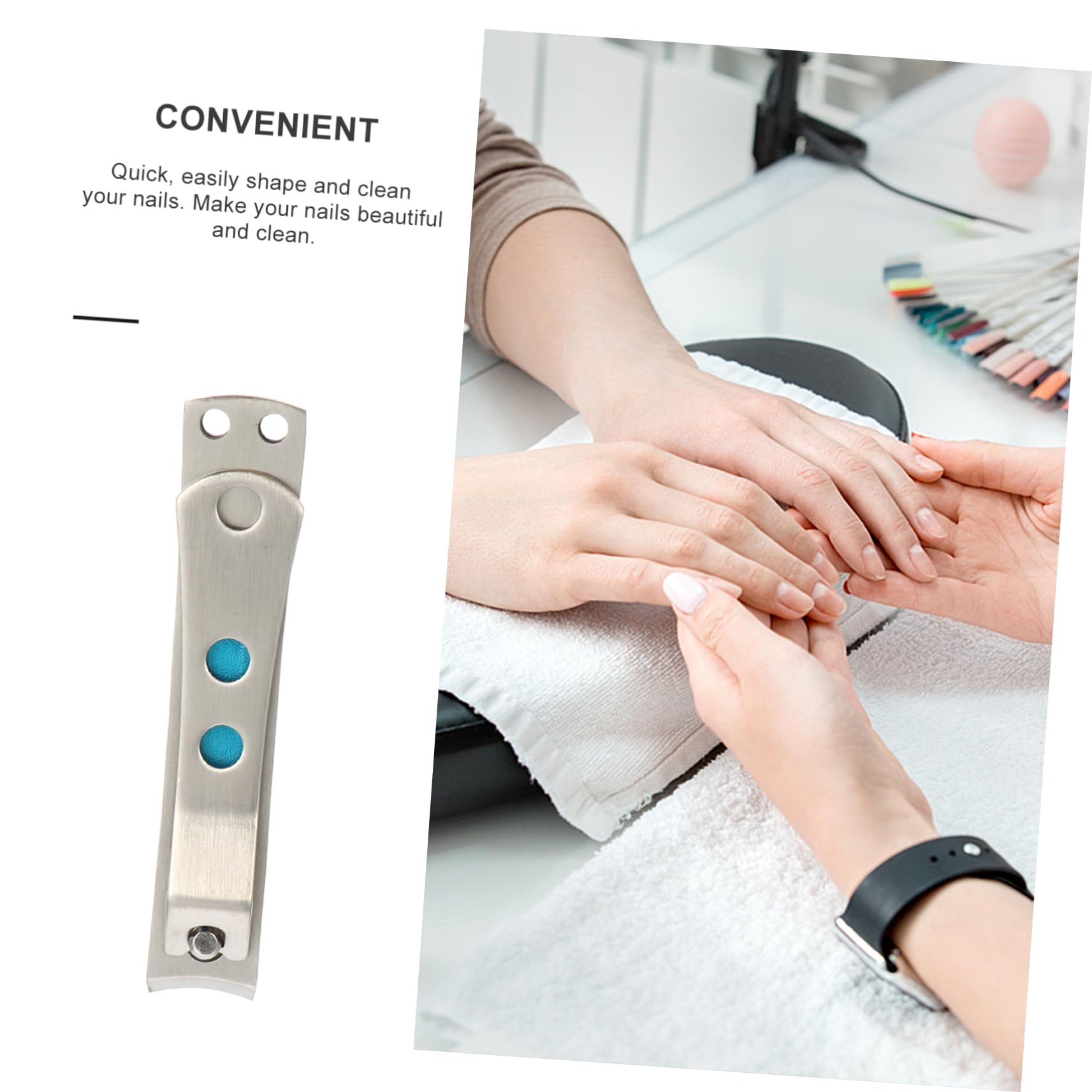Healeved 9pezzi Tagliaunghie Professionale Acciaio Inossidabile Per Unghie e Piedi Per Manicure e Pedicure Casa e Viaggio Strumenti Di Per Uomini e Donne