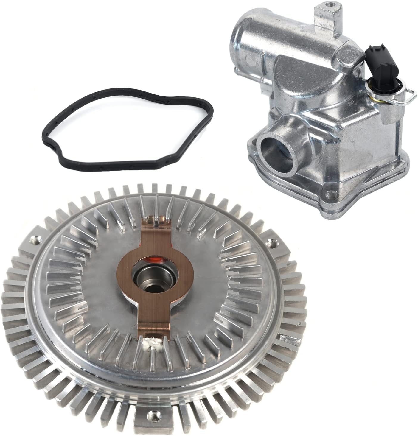 Fan Clutch w/Thermostat Housing for 2004-2006 for Dodge Van SprinterR/Sprinter 2500 3500 2.7L DIESEL