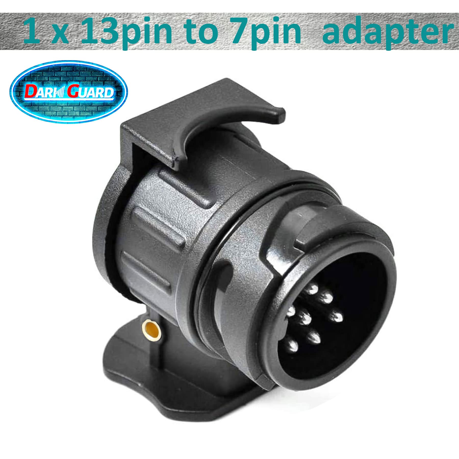 Adattatore Spina 13 poli a presa 7 poli 12v per Roulotte,Presa e Spina impermeabile per Rimorchio