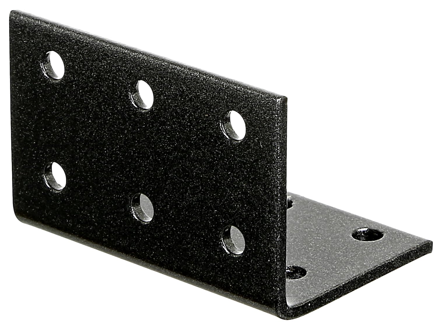 Alberts 823009 DURAVIS® Lochplattenwinkel | schwarzdiamant duplexbeschichtet | Größe 40 x 40 x 60 mm | 50er Set