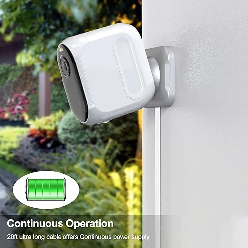 Miniatura 27 de Cable de extensión de alimentación CC de 16.5 pies, enchufe de 0.083 in x 0.217 in, compatible con cable adaptador de CC de 12 V para cámara de Negro