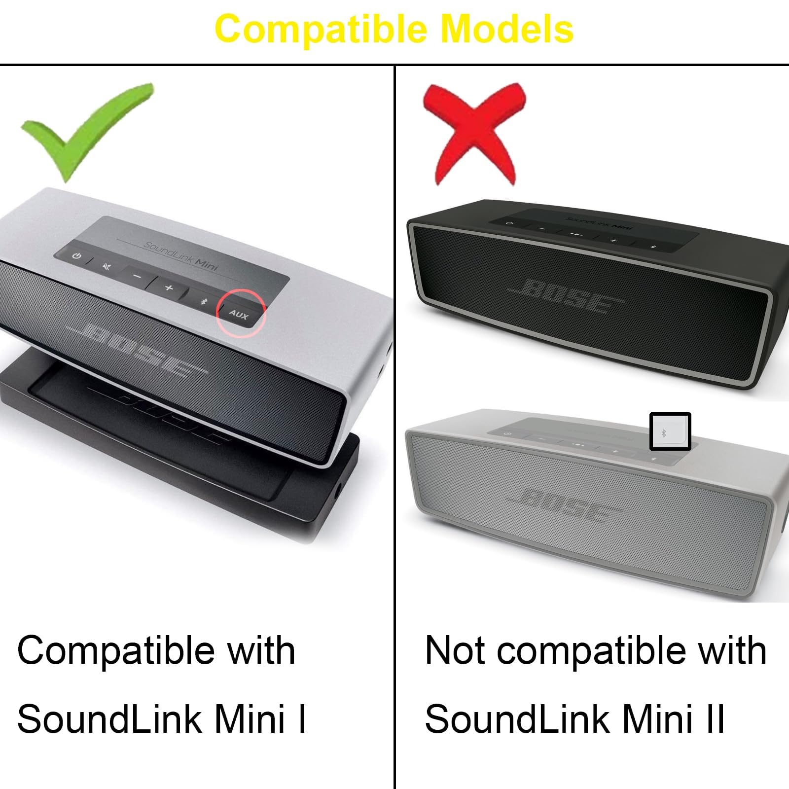 Akumulator litowo-jonowy MXJFYY 7,4 V 2600 mAh do Bose SoundLink Mini 1, głośnik Bluetooth do Bose Soundlink Mini One/Mini I/Mini 1, model 061384 061385 061386 063287