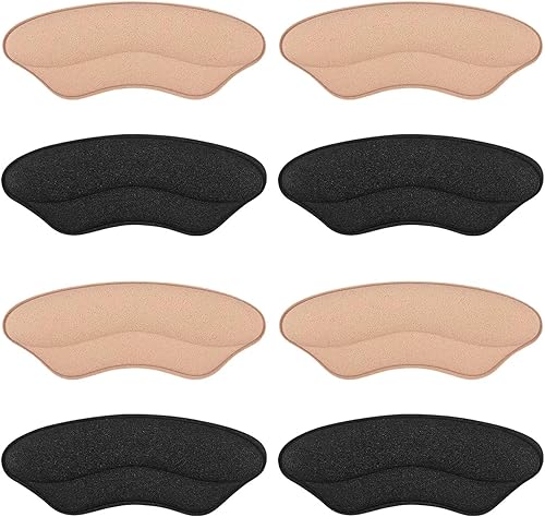 Almohadillas de talón para zapatos que son demasiado grandes, empuñaduras suaves de tacón alto para zapatos sueltos, ampollas, dolor de talón,