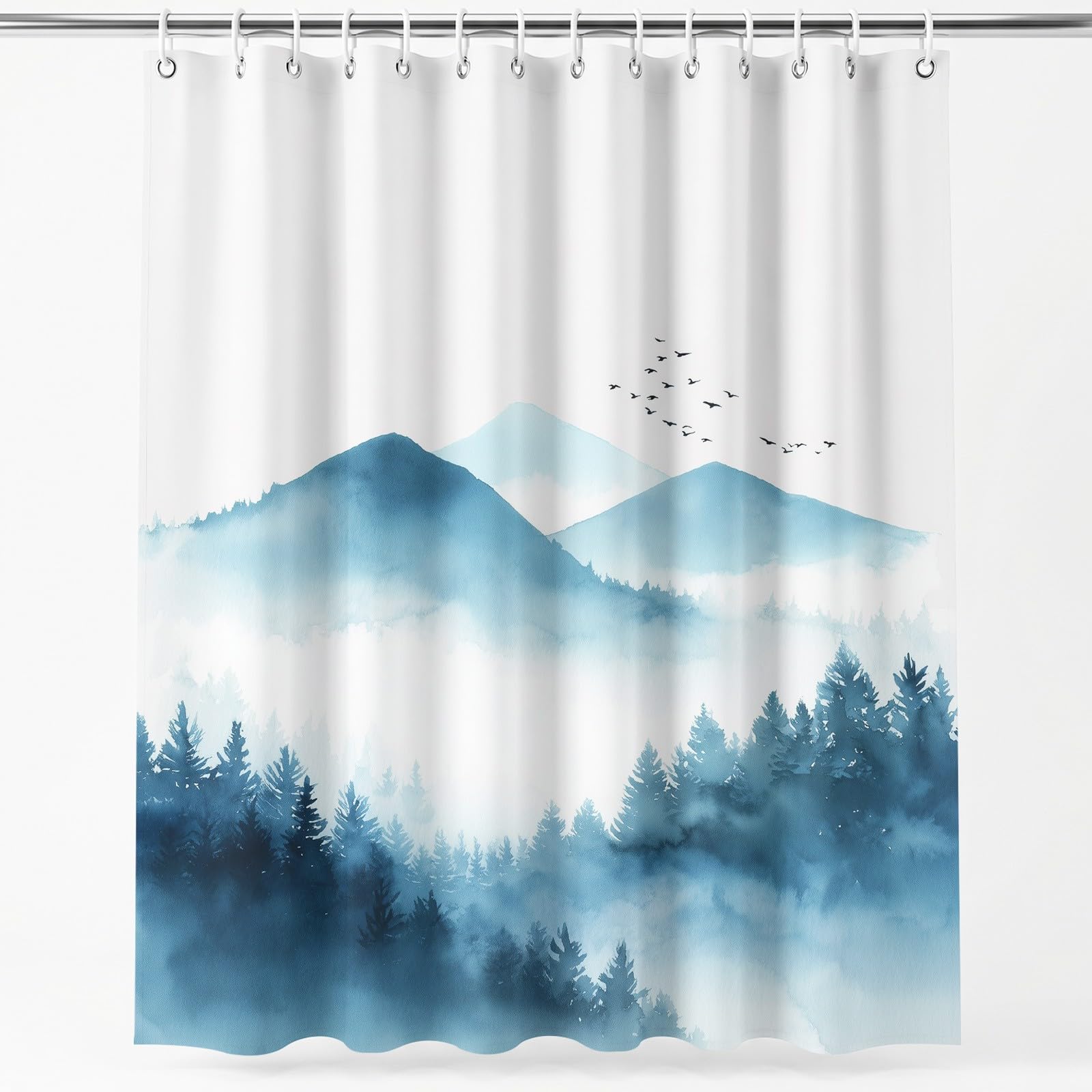 Générique Rideau de Douche Anti-Moisissure 240 x 200 cm Paysage