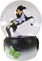 Vista 4 de Ebros Gift Trail of Painted Ponies Western Metamorphosis Mariposas, Caballo de Belleza Negro, Globo de Agua con Brillantina de 5.25 pulgadas