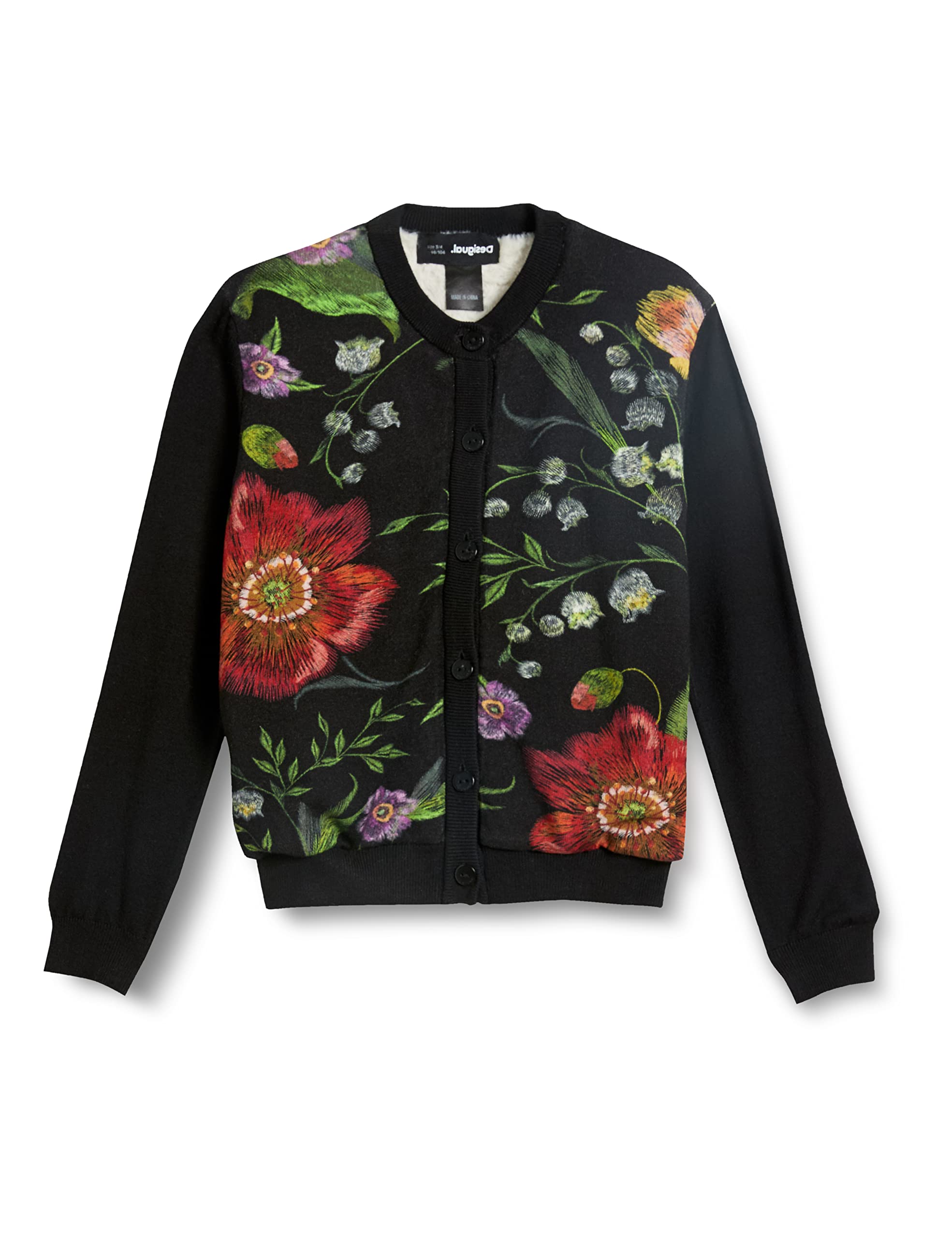 Desigual girls Jers_trebol Cardigan Sweater