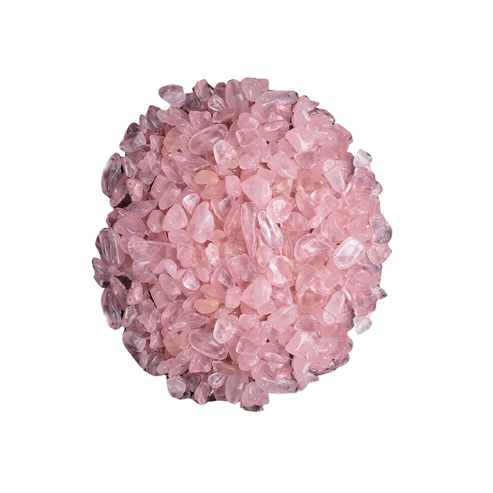 Natural Mixed Quartz Crystal Stones 100g 5-7mm Gravel for Terrarium Aquarium Succulent Potting Craft Jewelry Making Energy Home Décor (M, One Size)
