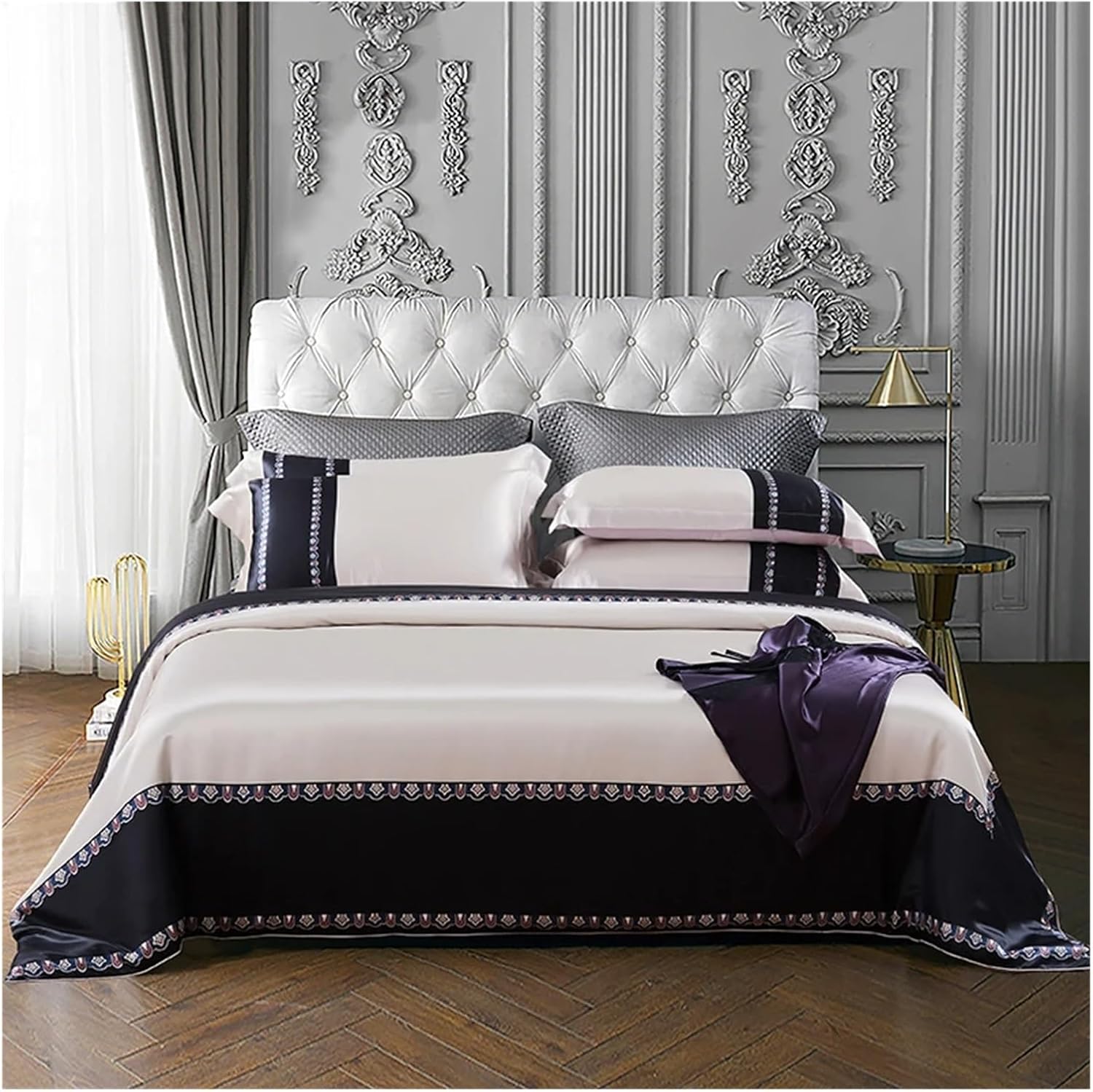 Bedding Set King Queen Size Bed Linen Luxury Duvet Cover Bed Sheet Set Pillowcases,Bed