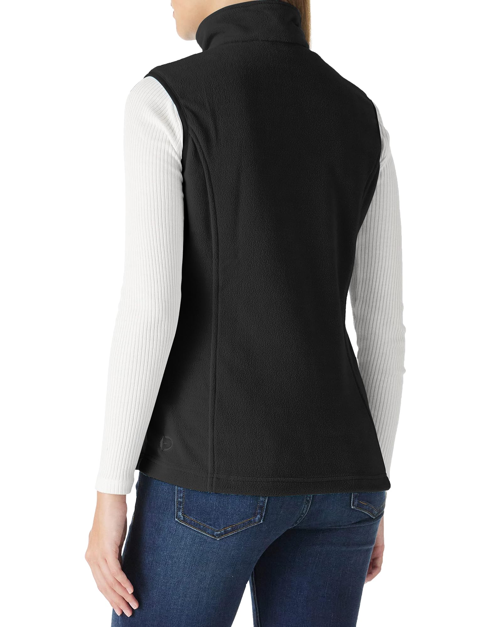 Outdoor Ventures Damen Weste Fleece Outdoor Polar Fleeceweste Ärmellos Jacke Luafwesten für Frauen Softshell Bodywarmer mit Taschen für Laufen Wandern Camping