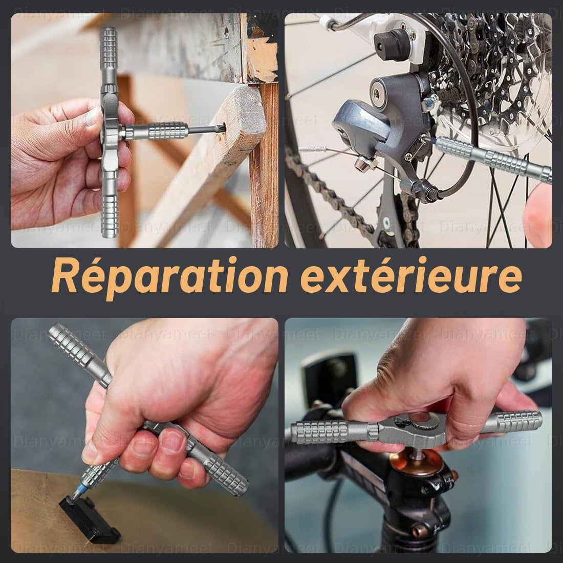Jeu de tournevis à cliquet 79 en 1 - Jeu de tournevis magnétiques - Embouts en acier S2 - Arbre flexible - Convient pour ordinateurs, lunettes, vélos, montres, meubles et travaux de bricolage