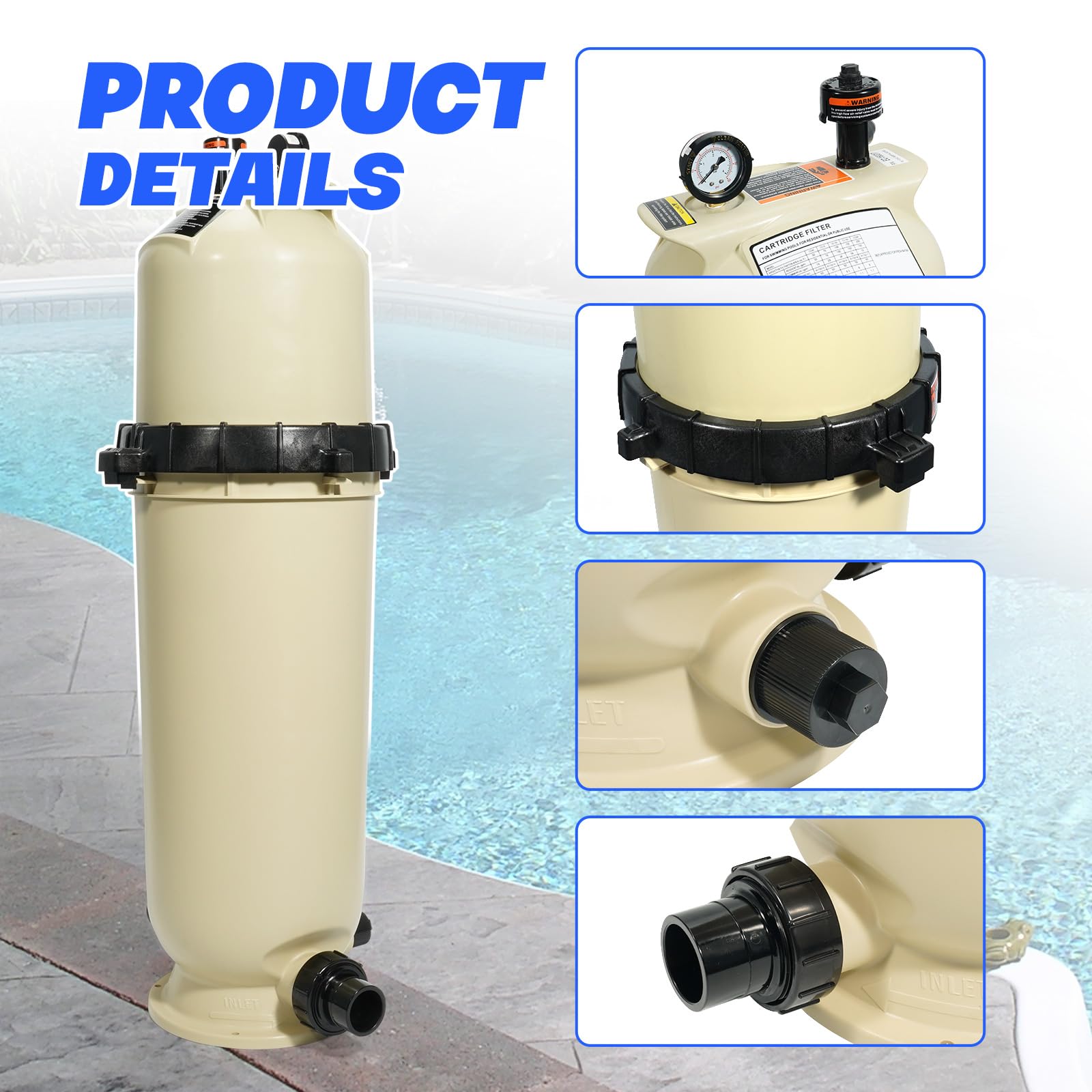 ✨mu✨ 160317 Pentair Clean & Clear 150 Sq Ft Cartridge Filt