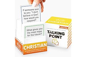 200 Conversation Cards for Christians Game: Unforgettable Family Game Nights and Inspiring Bible Study