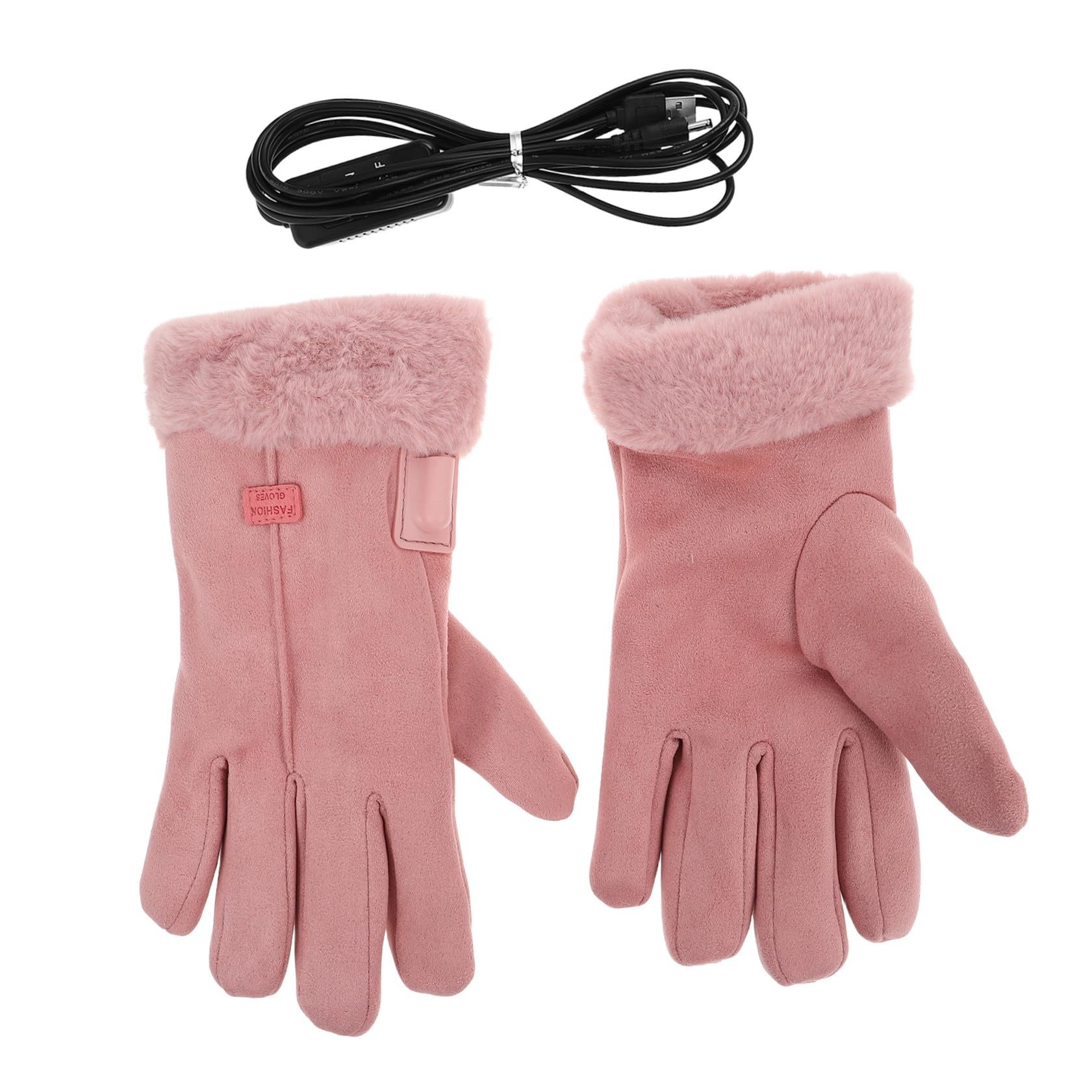 Guanti Termici Donna Invernali per Ciclismo Tecnologia Avanzata di Riscaldamento e Materiale in Tessuto e Pile Corallo Rosa per Resistenza al Freddo e Comfort Outdoor