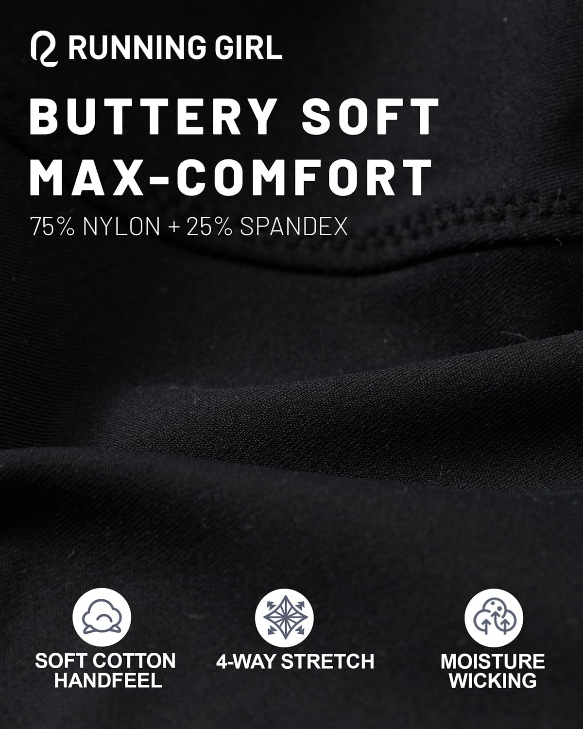 RUNNING GIRL Sports Bra for Women High Support, Molded Cup High Impact Sports Bras with Sewn in Pads Strappy Running Bra - Image 5