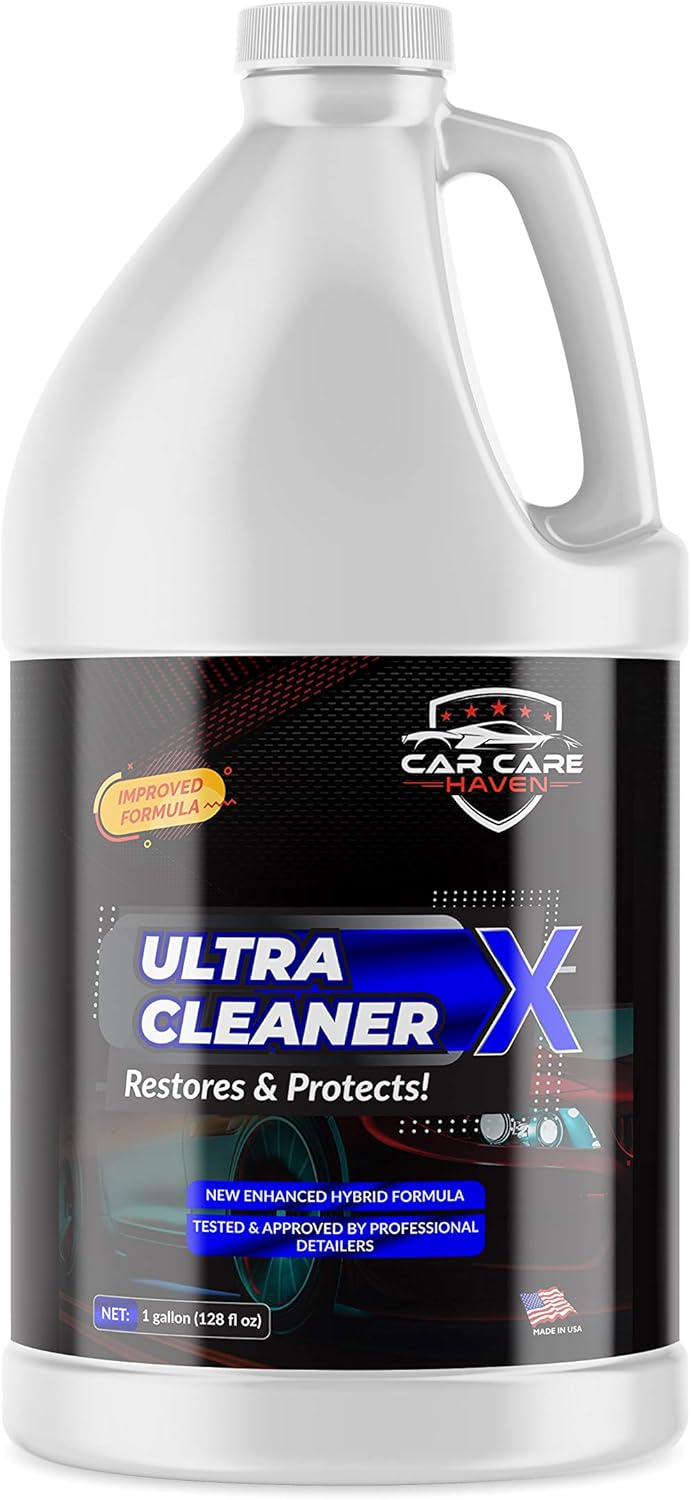 All Purpose Cleaner for Auto Detailing | Interior Car & Carpet Spot Cleaner | Car Cleaning Exterior Stain Remover Protectant & Cleaning Supplies | Auto Vinyl Leather Conditioner (128 oz Concentrate)