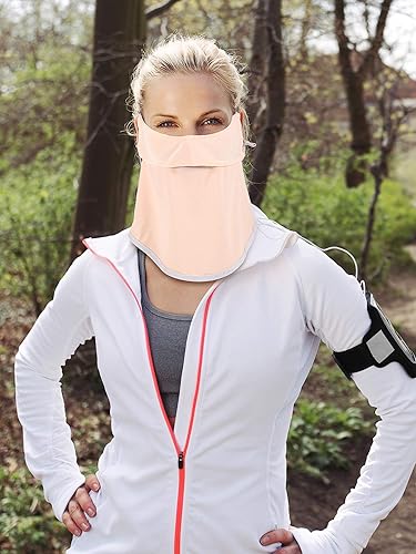 Miniatura 6 de 2 unidades unisex de protección solar para mujer, protección UV, bufanda facial para actividades al aire libre de verano