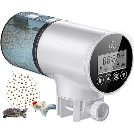 Amazon Ycozy ボイジャーシリーズ 魚自動給餌器 充電式 6ヶ月連続使用 水族水槽用タイムフィーダー 熱帯魚 金魚オートフィーダー 水槽セット 多段階 多回転数 配給量調節可能 出張 旅行 急用 休日 週末の餌やり器 Navi Evs Ycozy 自動給餌器 通販