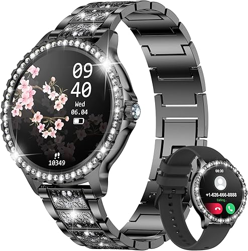 Miniatura 1 de Relojes inteligentes para mujer, 1.32 pulgadas, HD, reloj de seguimiento de actividad física con respuestahacer llamadas, control de voz AI, monitor