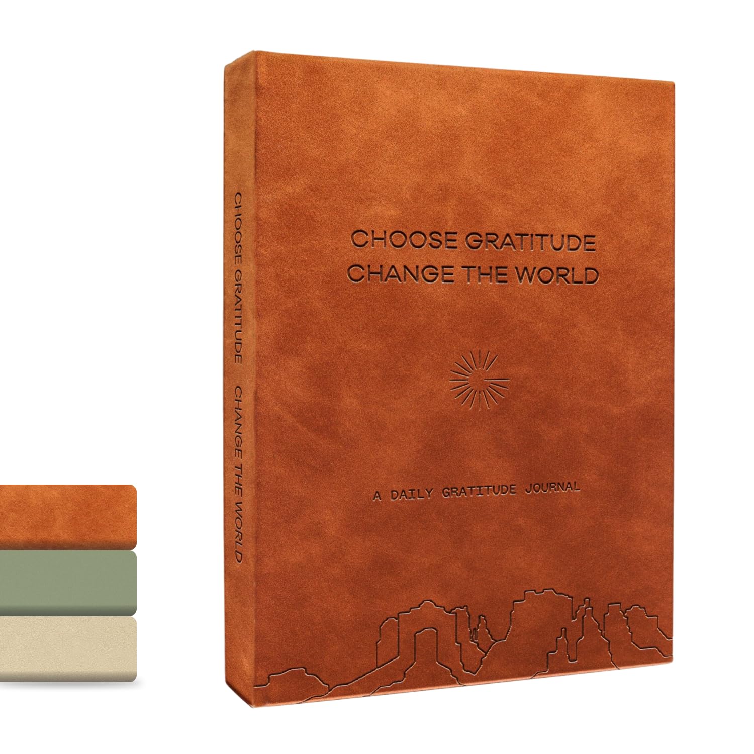 Gratitude Gifted 5-Minute Guided Gratitude Journal – Daily 180 Prompts, Self-Care Mindfulness & Reflection, Leather Hardcover, Undated to Foster