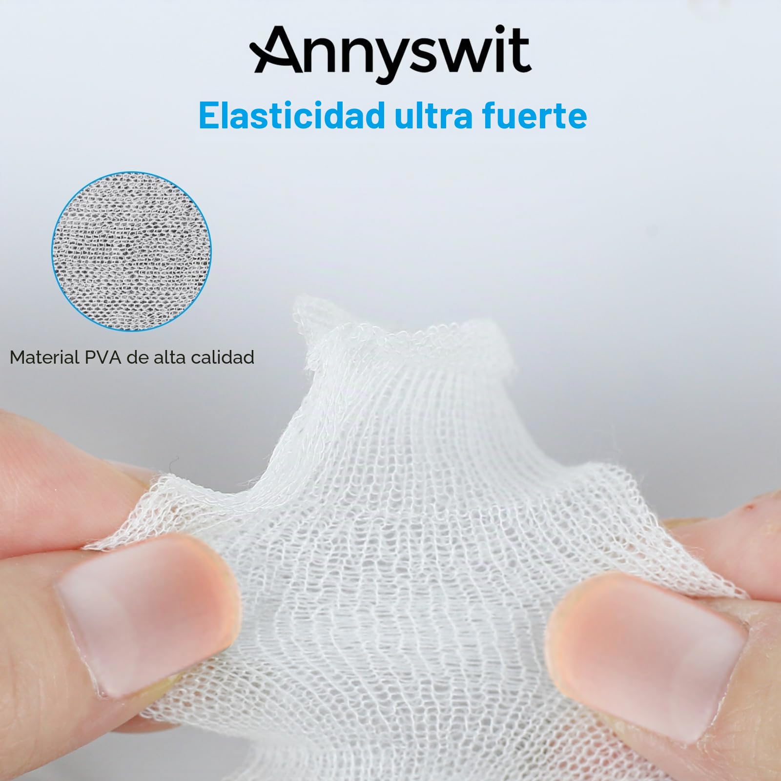 3 Pcs 5m Recambio de Malla PVA con Tijeras - Bolsas de 25/37 mm de Ancho - Accesorios de Pesca de Carpa - Solubles en Agua de Rápida Disolución para Alimentación Precisa