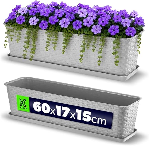 Pot de balcon avec socle KADAX