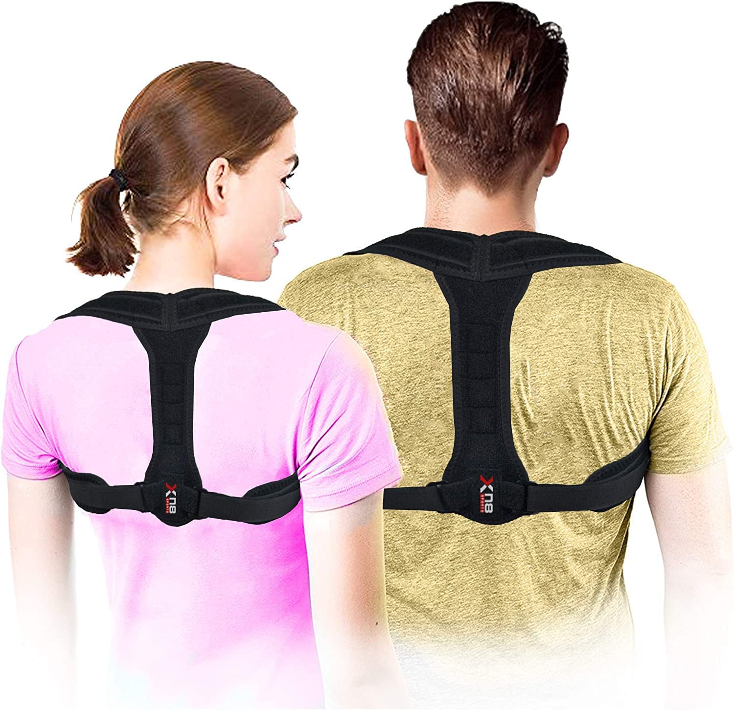 XEDONPosture Corrector (A Revolutionary Product) Spinal Cord Support Upper Back Brace Straightener Effective for Neck-Back and Shoulder Pain Relief-Lumbar Support