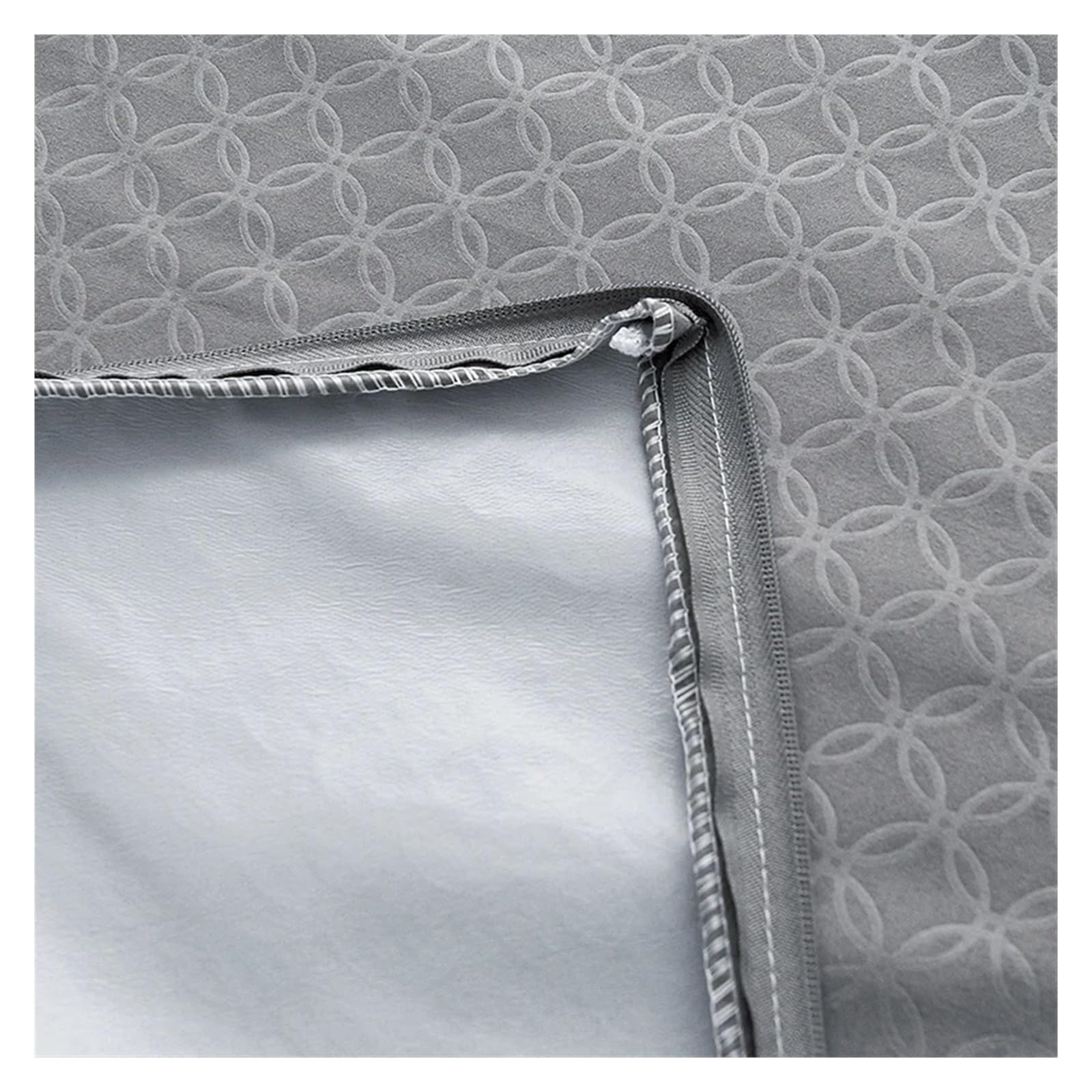 Housse de Matelas imperméable avec Fermeture éclair, Drap-Housse matelassé Tout Compris sur Six côtés, King/Queen Housse de Matelas(1,120x190x15cm 1pc)