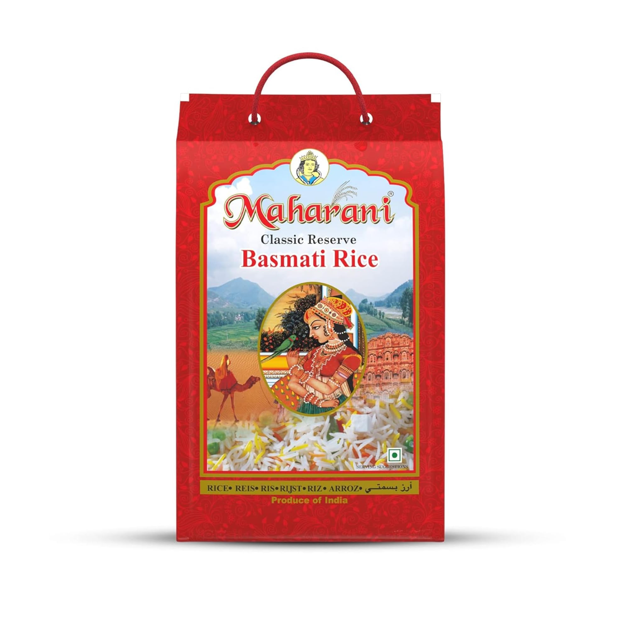Maharani Classic Reserve Basmati Rice with Rich Aroma and Royal Taste, 5 Kg
