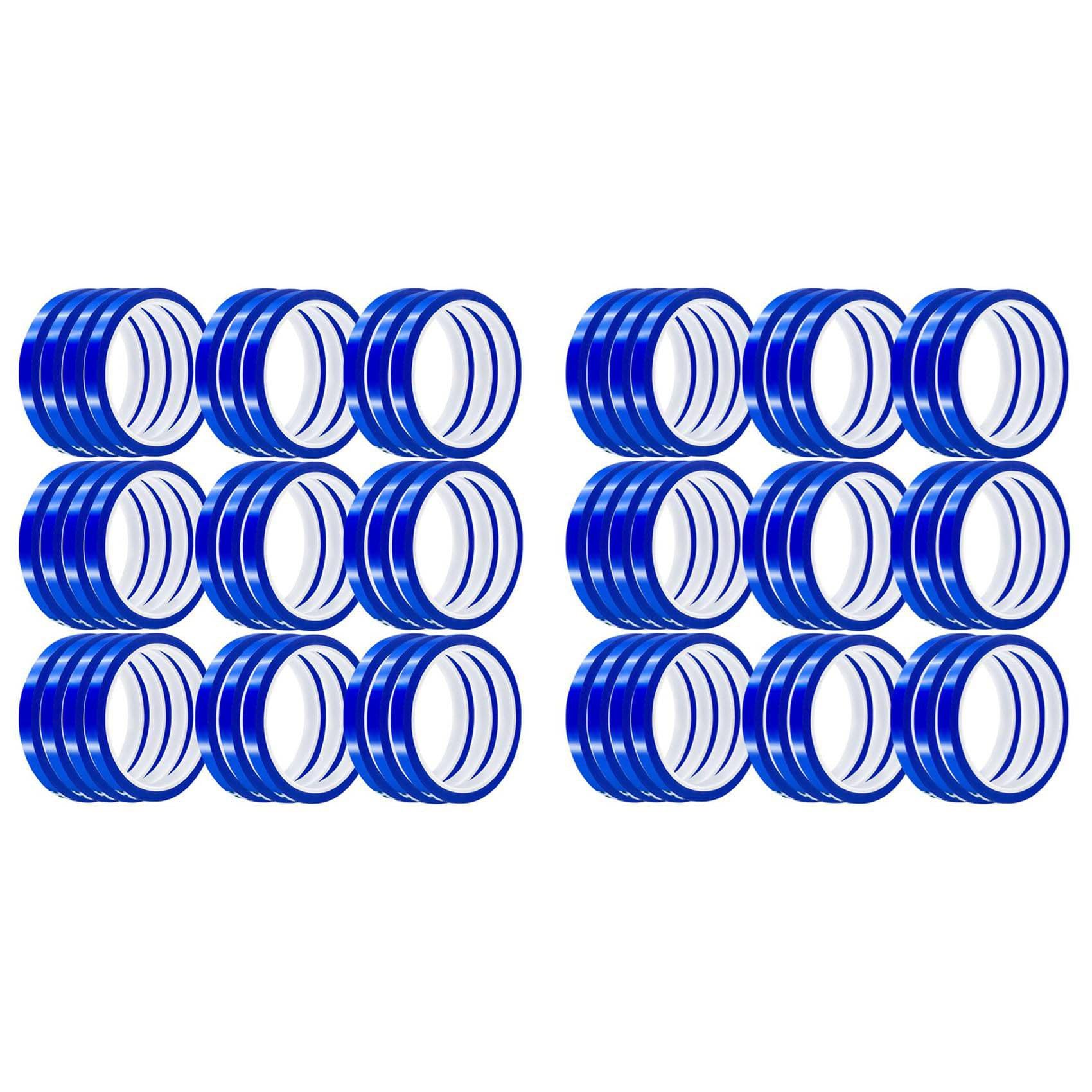60 Rotoli Nastro Termico per Sublimazione, Nastro per Trasferimento per Nastro Pressato un Caldo nel Tessuto per Tazze Vetro un Sublimazione, 10 mm X 33 M (108 Piedi)