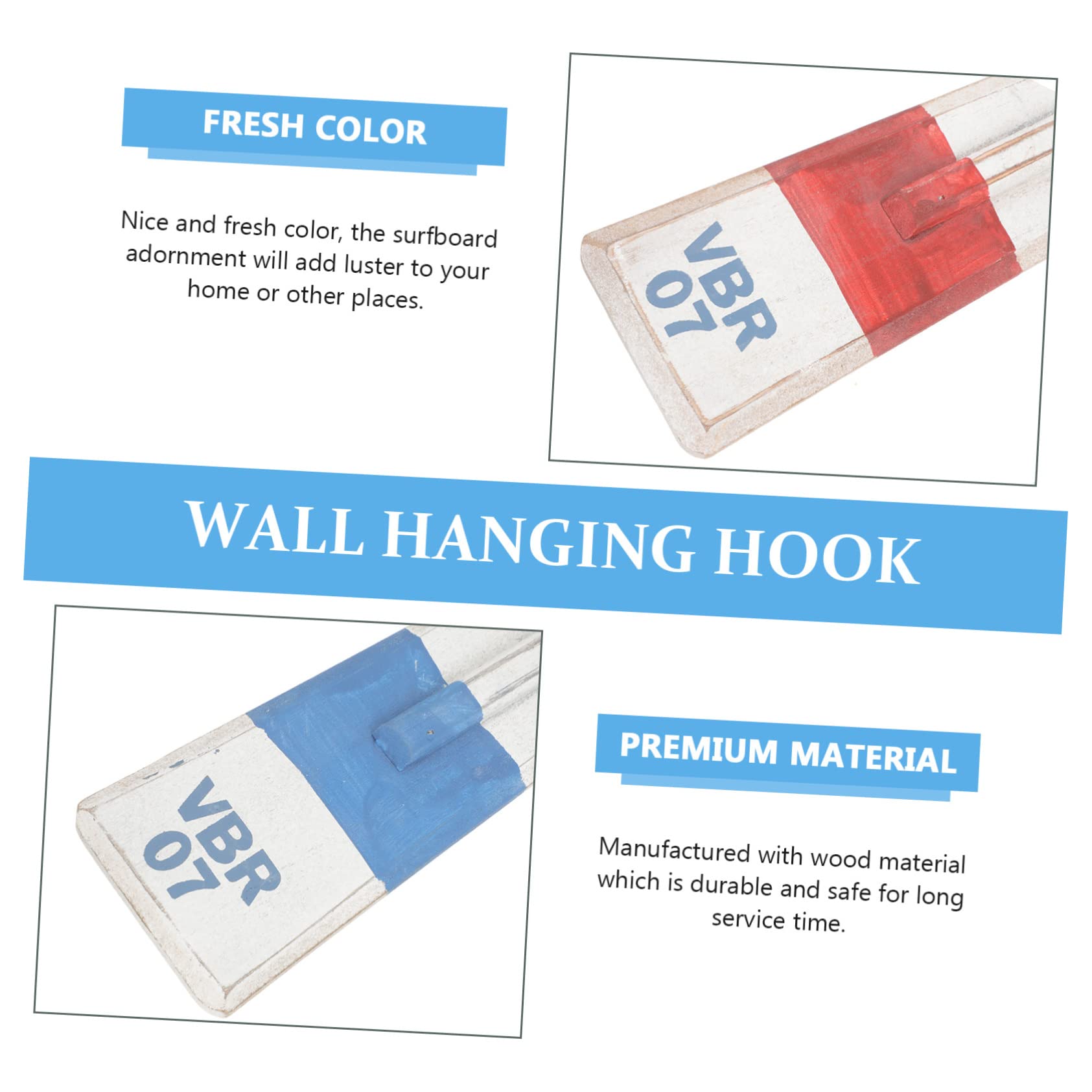 Toyvian Ganchos De Pared De Estilo Forma De Para Decoración Ganchos De Almacenamiento Para Cocina Baño Y Sala De Estar Decoración De Pared Práctica Y Duradera 2 Piezas*2