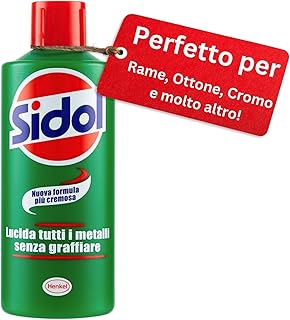 🚨 EXTREME: Sidol Metal Polish 150 ml Cleaner and Shine Remover by Henkel for Copper, Brass, Chrome and Stainless Steel Metal Care Scr…