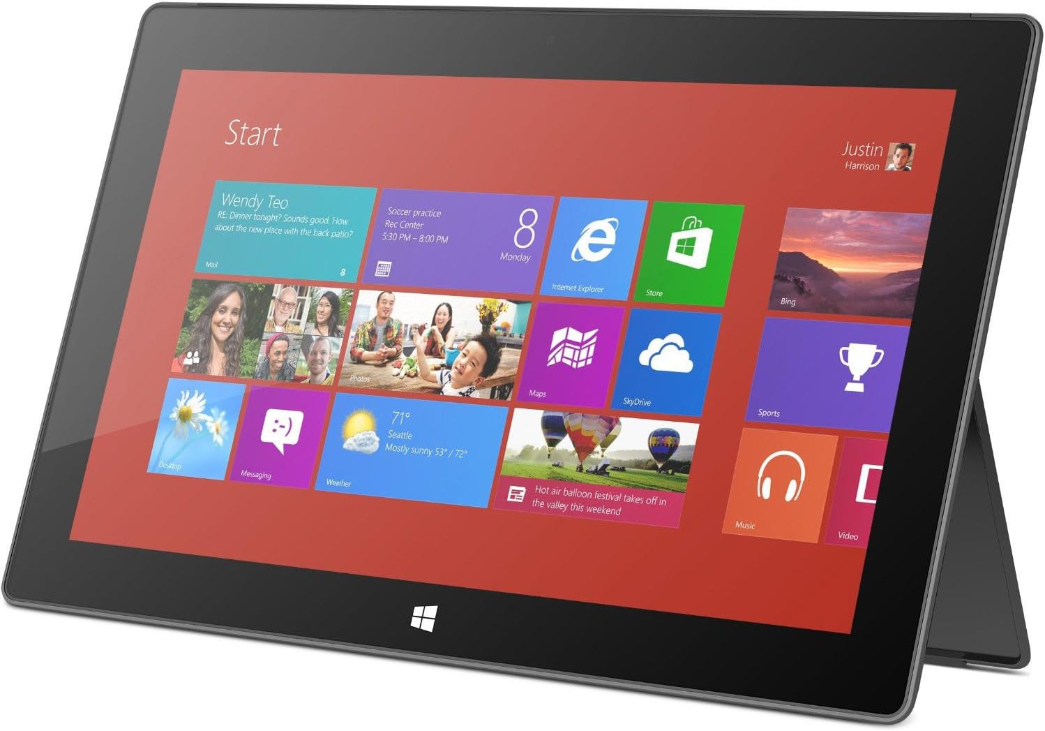 Microsoft Surface RT Tablet 64GB Wi-Fi Black