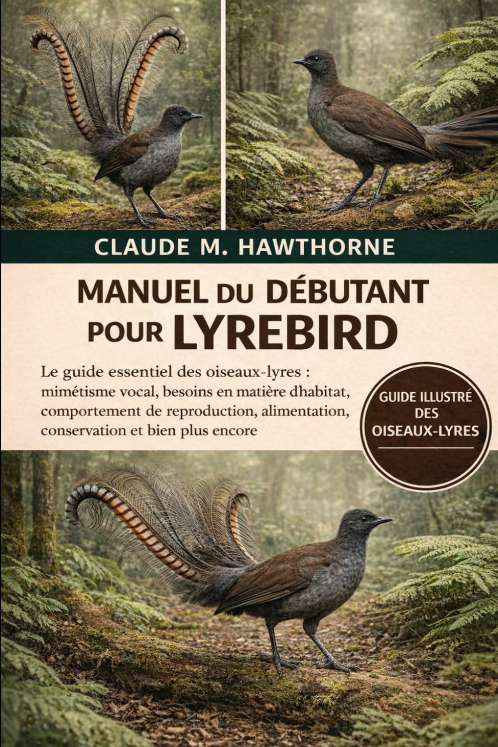 MANUEL DU DÉBUTANT POUR LYREBIRD: Le guide essentiel des oiseaux-lyres : mimétisme vocal, besoins en matière d’habitat, comportement de reproduction, alimentation, conservation et bien plus encore