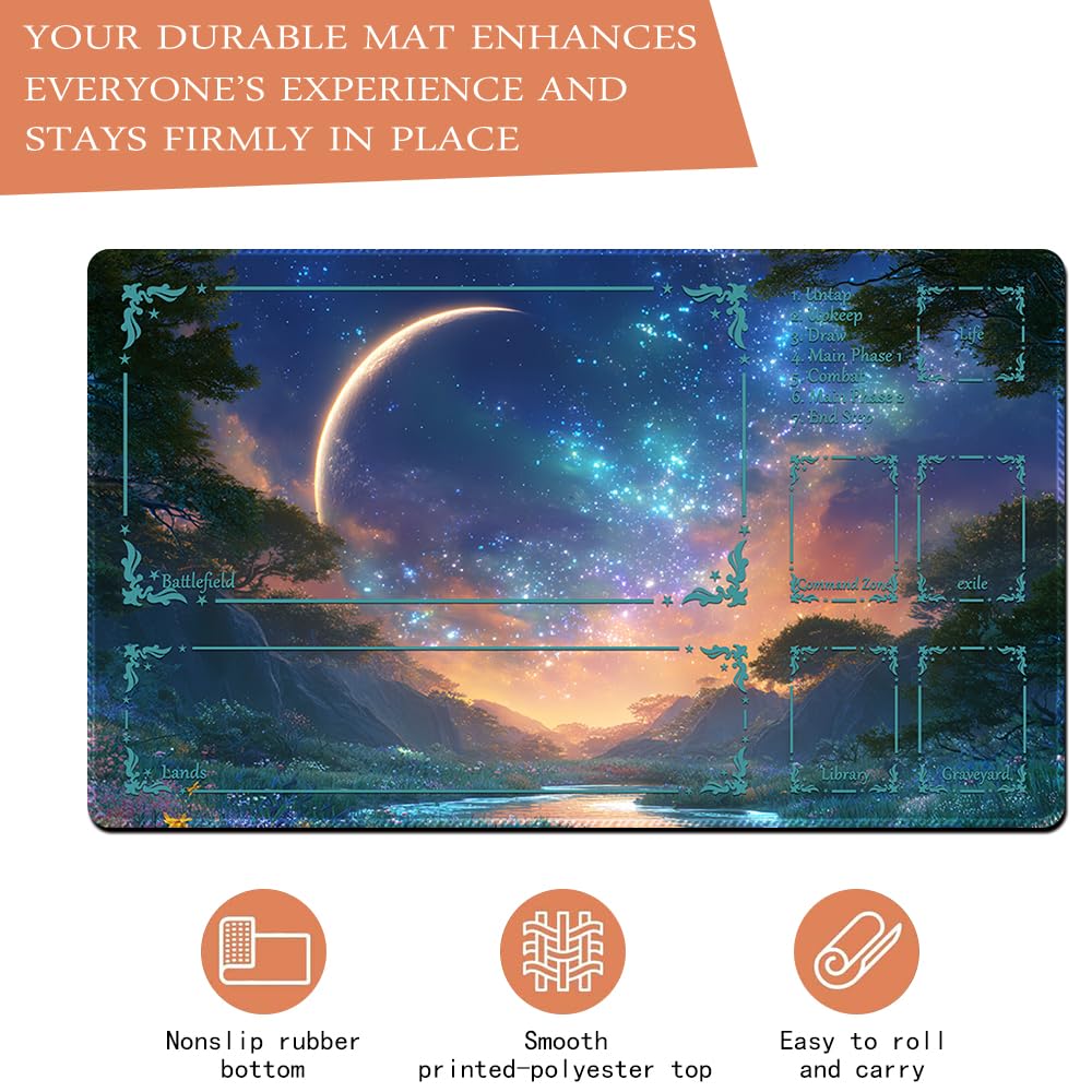 MTG Playmat,With Waterproof Storage black Bag Szie 60 x 35CM - Image 3