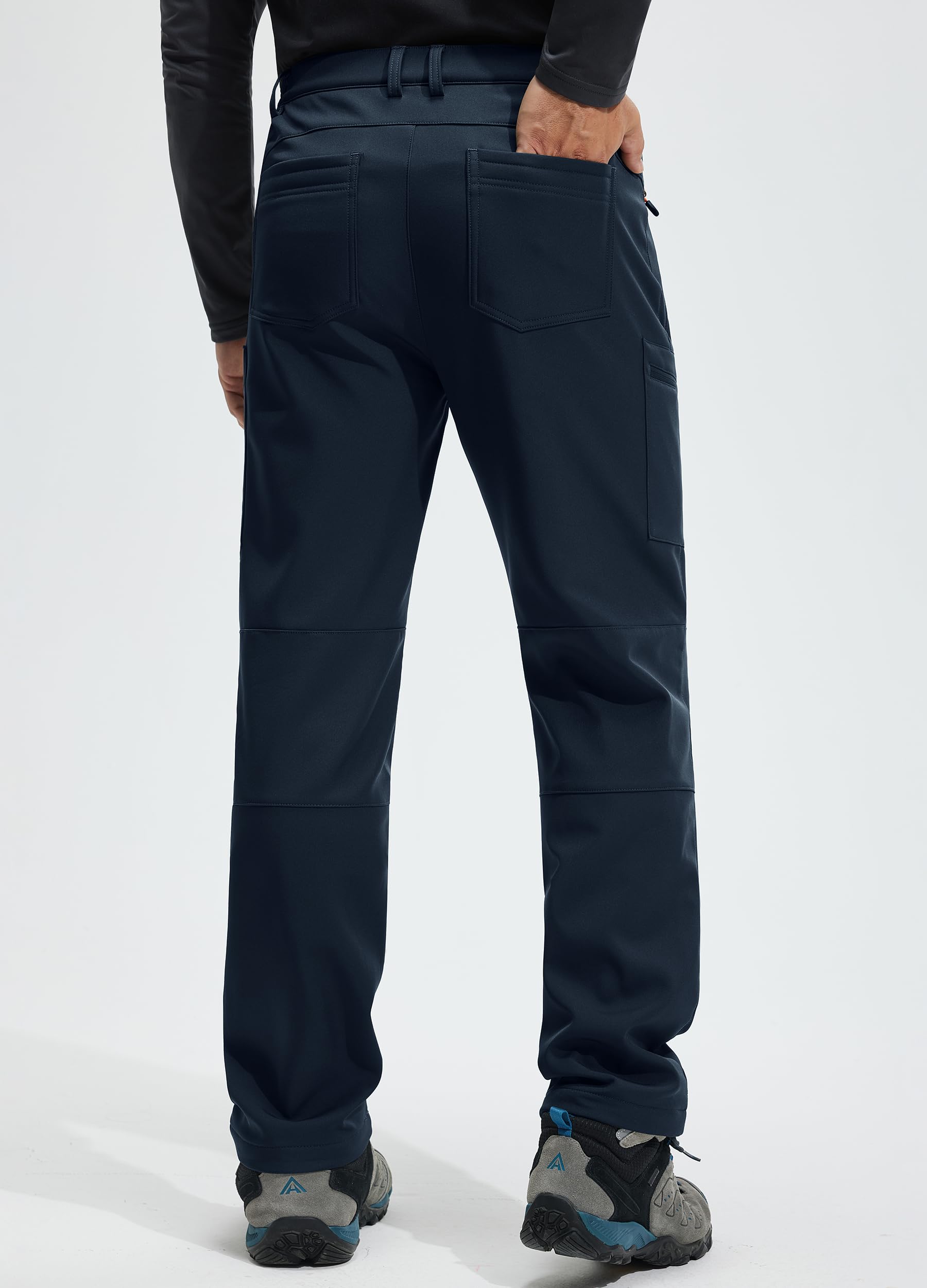 Libin Pantalones Trekking Hombre Senderismo Impermeables Termico Softshell Ski Invierno Esquí