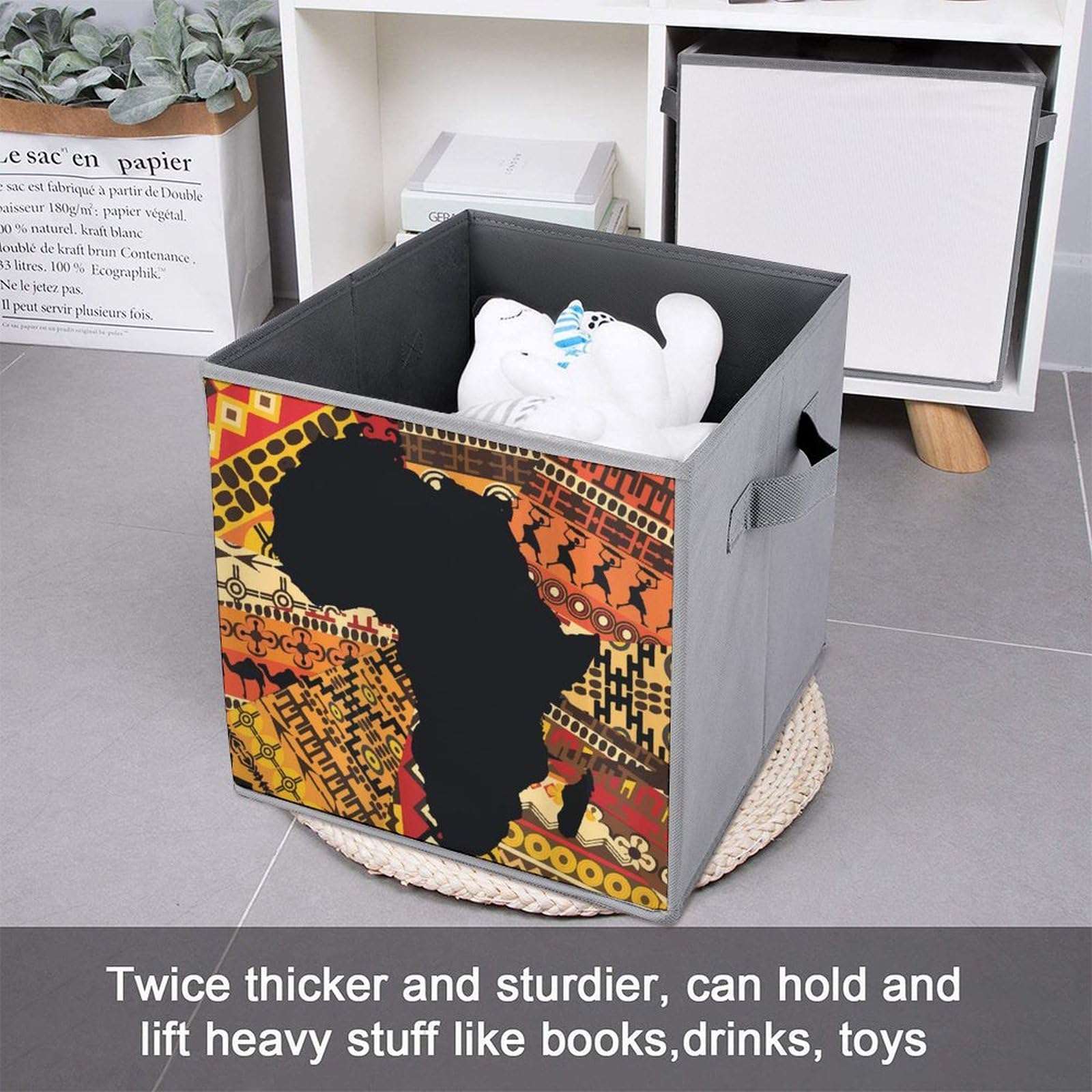 Amazon｜収納ボックス 収納ケース 大容量 インド人 古代 部族 米国 