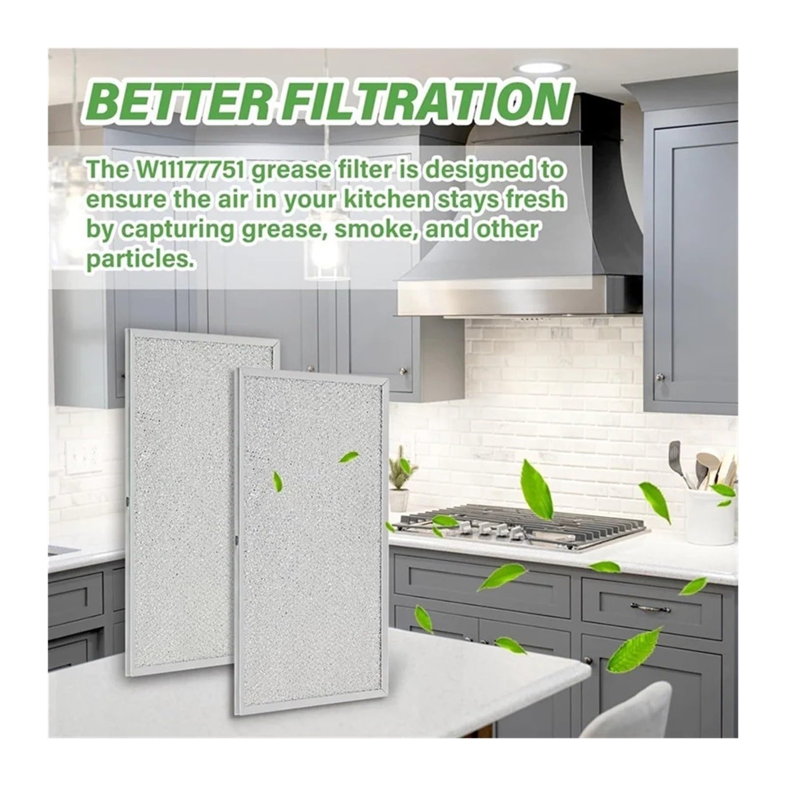 Filtro De Campana Extractora, Compatible Con Whirlpool
