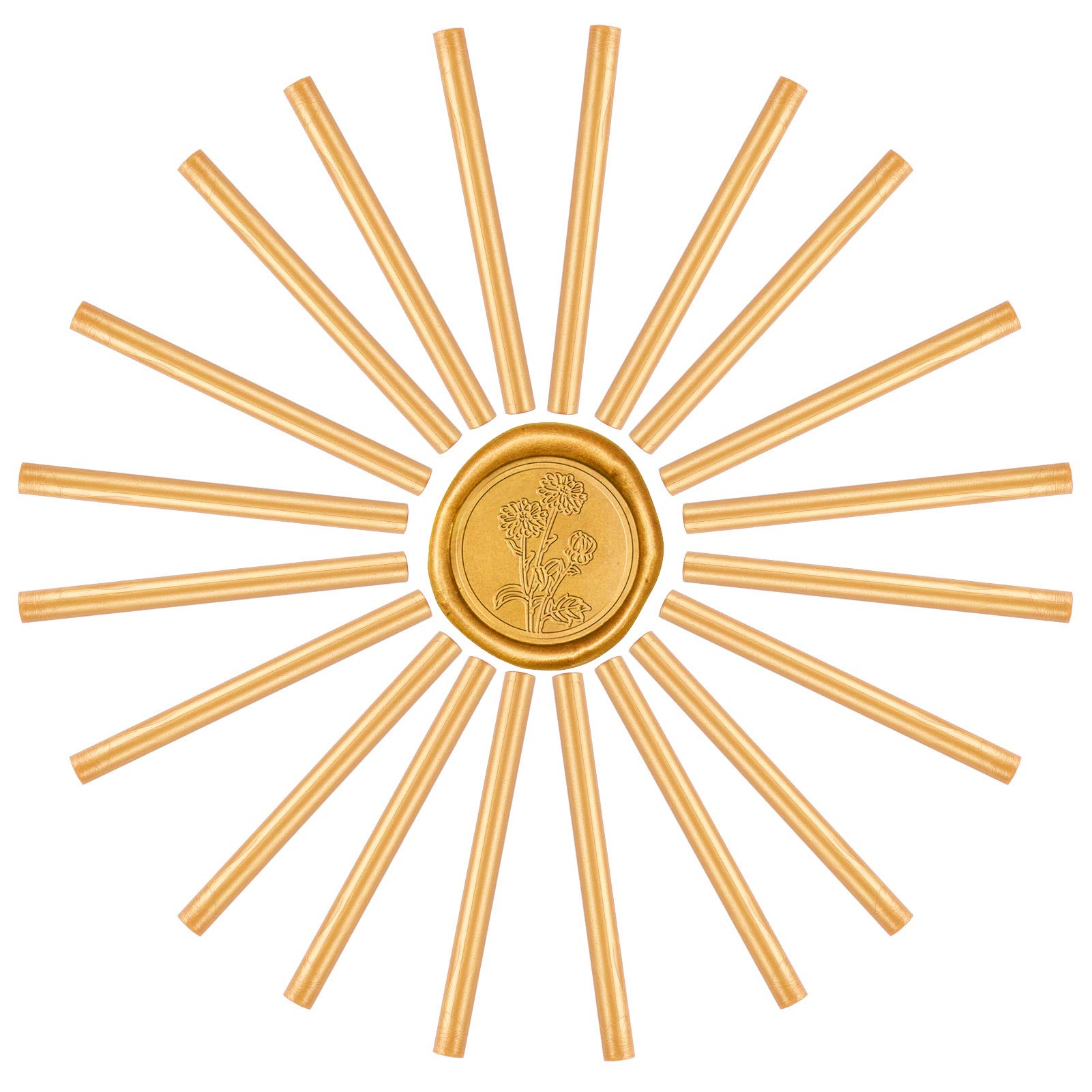 Stick Cera Sigillante Per Pistola Colla - 20 Pezzi, Colore Verde, Per Inviti E Decorazioni - Foto 7