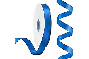 Artisan Single Faced Satin Ribbon Rolls, 5/8 Inch, 50 Yards