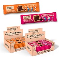 Vista 1 de Michel et Augustin Cookies, Individually Wrapped Snacks, 2 Gift Boxes, Dark Chocolate & Sea Salt and Milk Choclate Caramel Shortbread Cookie Bars