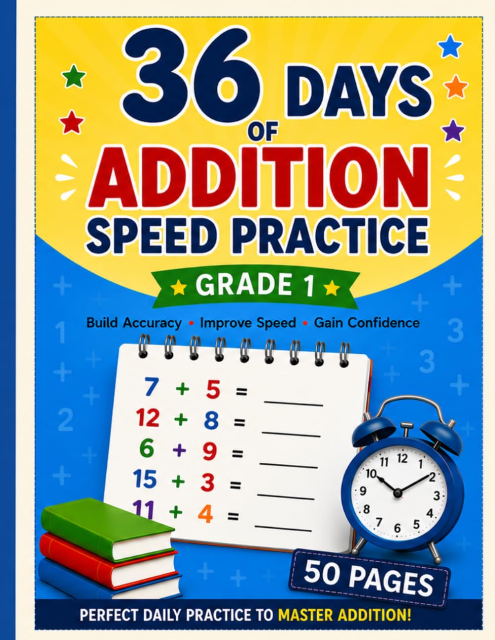 36 Days of Addition Speed Practice Grade 1