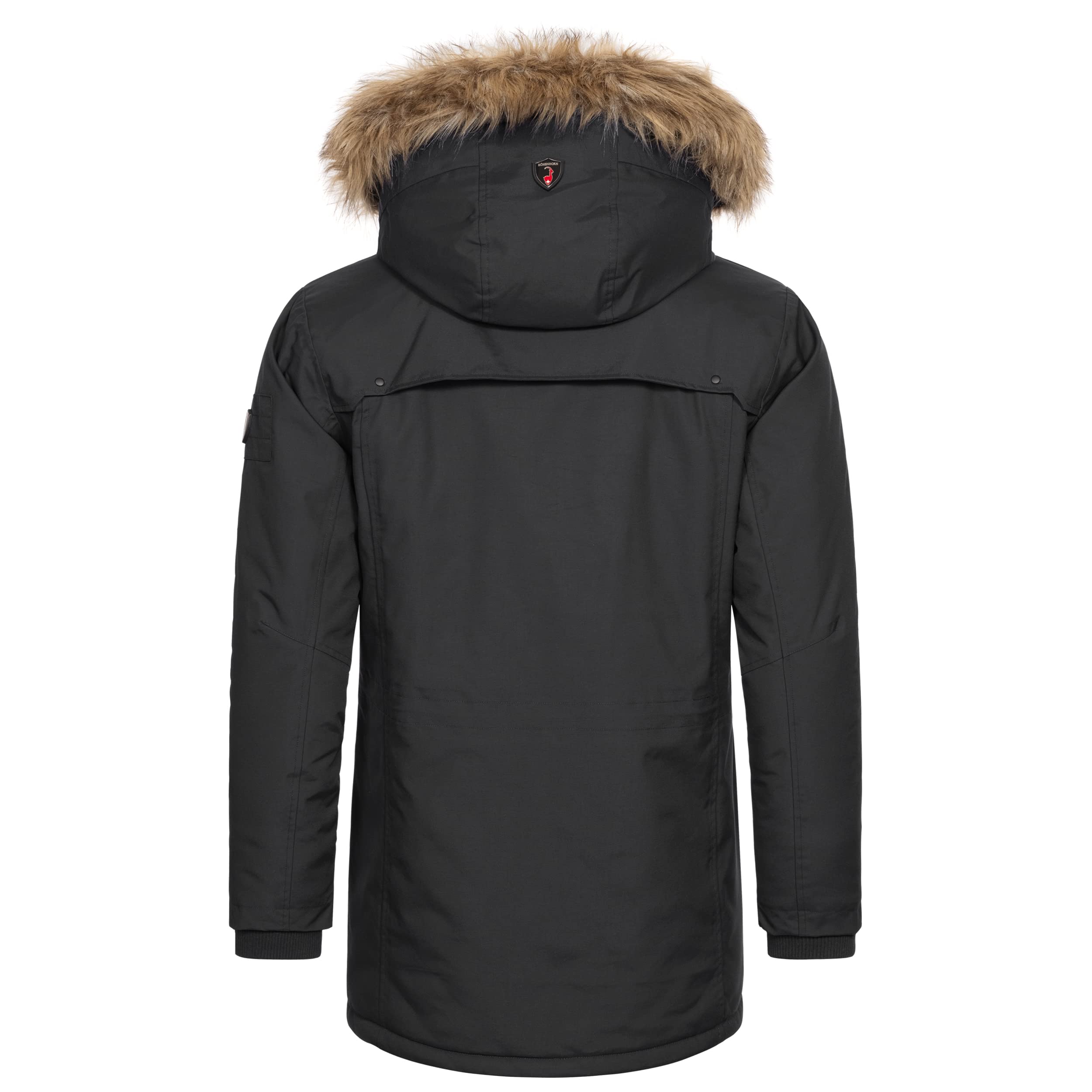 Höhenhorn Arpiglias Męska kurtka zimowa, parka Parker z podszewką ze sztucznego futra